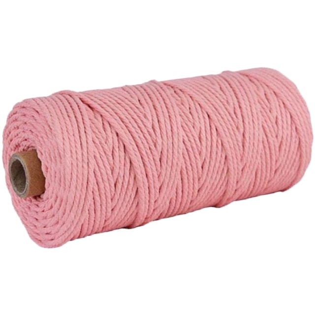 Corde Macramé Corde Macramé Rose Éclatante 3 mm - 100m