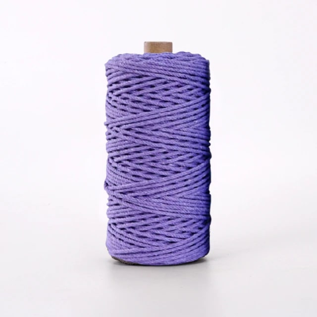 Corde Macramé Corde Macramé Violet 3 mm - Bobine de 100 m