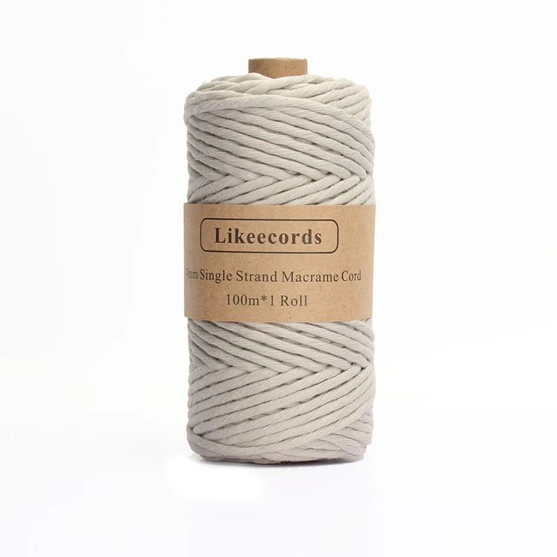 Corde Macramé Fil de Macramé en coton 4 mm - 100m by Maison Macramé
