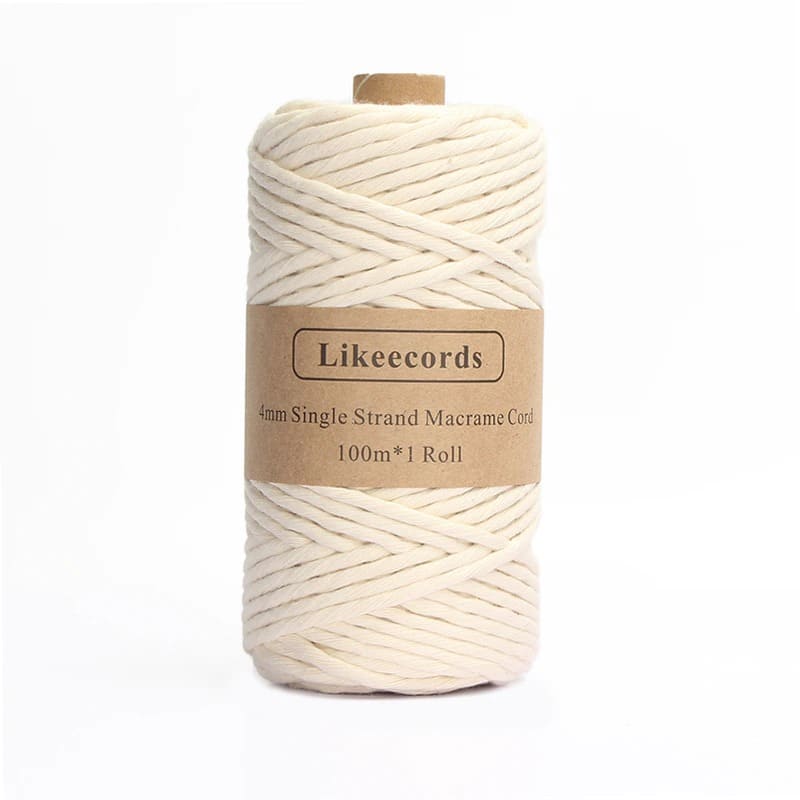 Corde Macramé Fil de Macramé en coton 4 mm - 100m by Maison Macramé