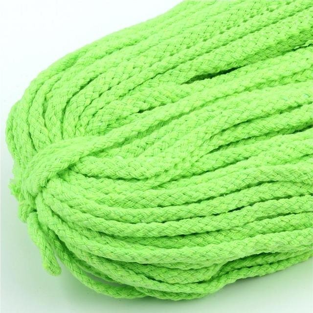 Corde Macramé Fil de Macramé vert 5mm - Rouleau de 30m