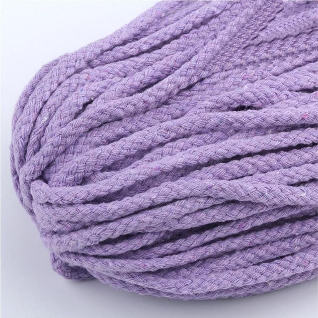 Corde Macramé Fil de Macramé violet 5 mm - 30 m Édition Signature
