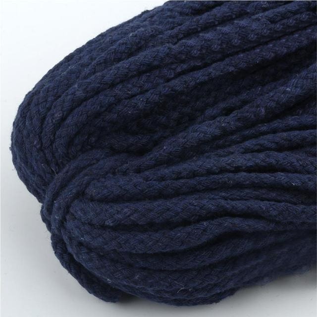Corde Macramé Fil Macramé Bleu Élégance 5mm - 30m