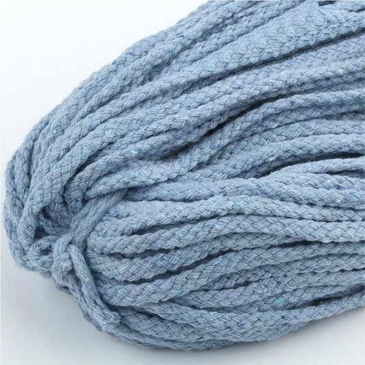 Corde Macramé Fil Macramé Bleu Élégance 5mm - 30m