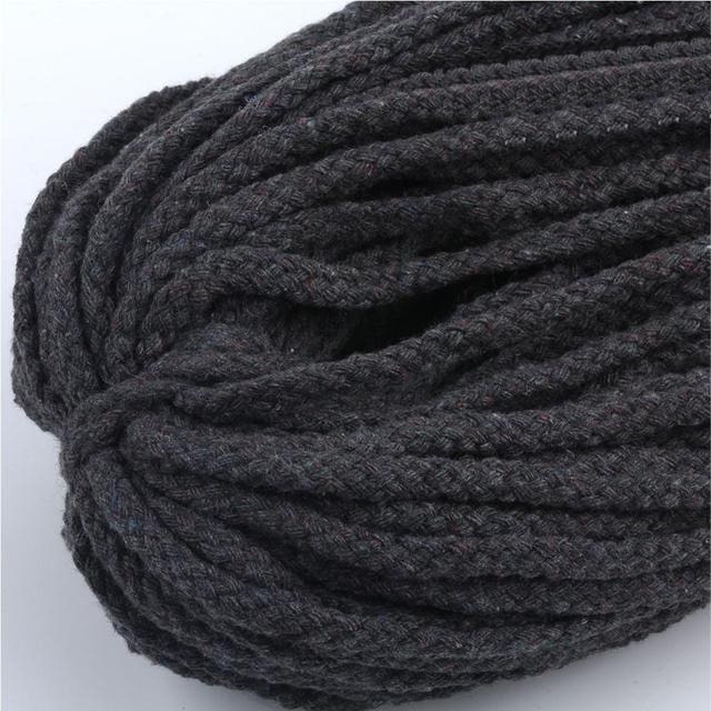 Corde Macramé Fil Macramé gris premium 5mm - 30m