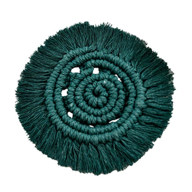 Dessous de Verre Macramé Dessous de verre en Macramé aux couleurs tendances