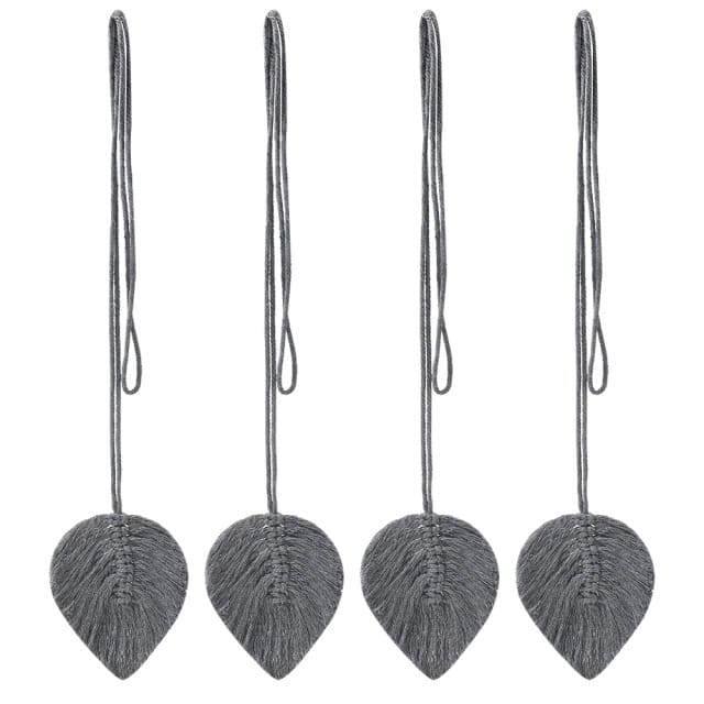 Embrasse Rideau Attache Rideau Élégance Feuille en Macramé