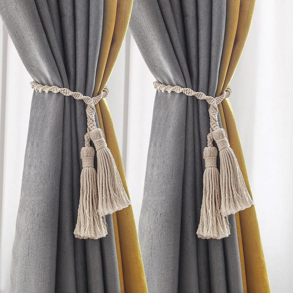 Embrasse Rideau Attache Rideau en Corde de Macramé Élégante