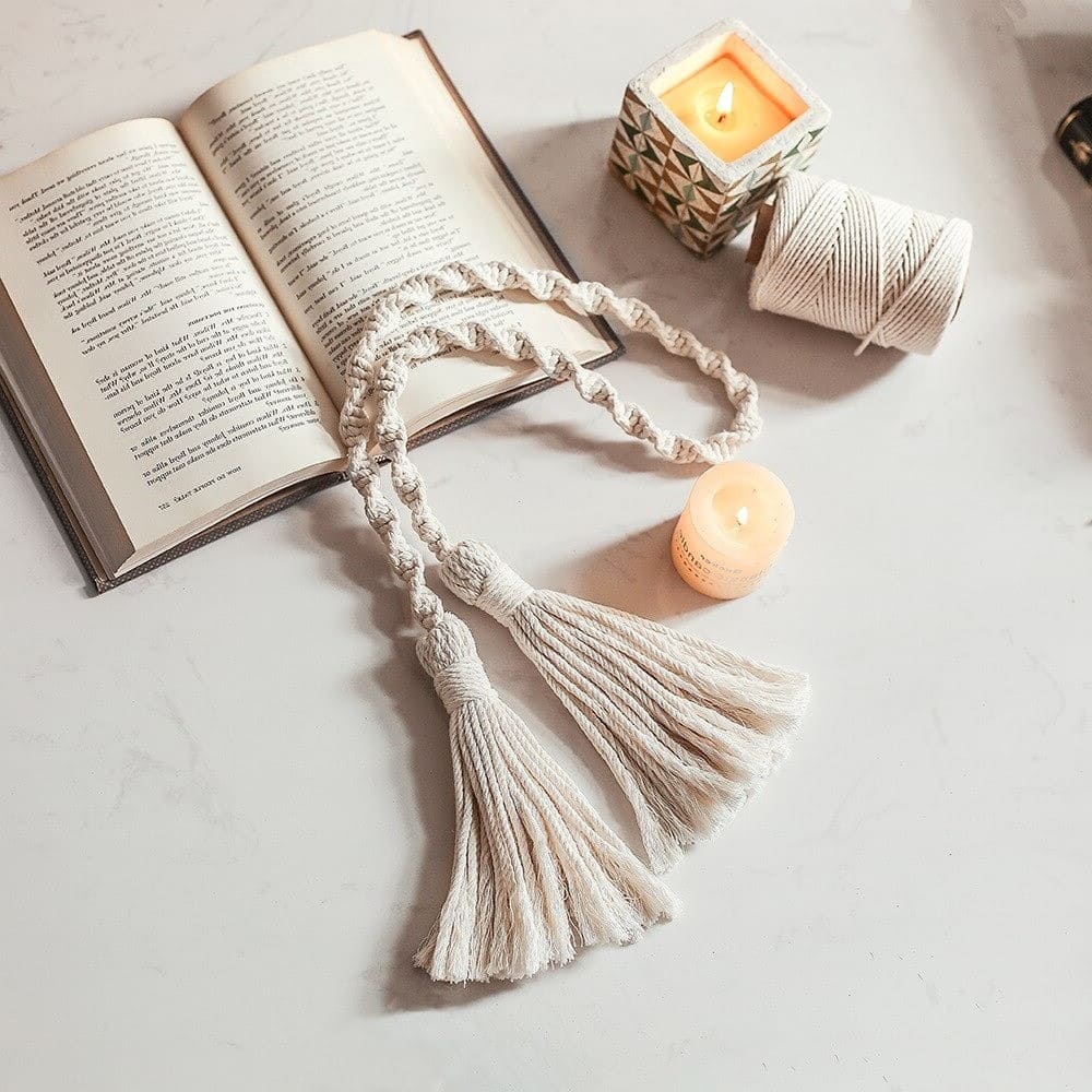 Embrasse Rideau Attache Rideau en Corde de Macramé Élégante
