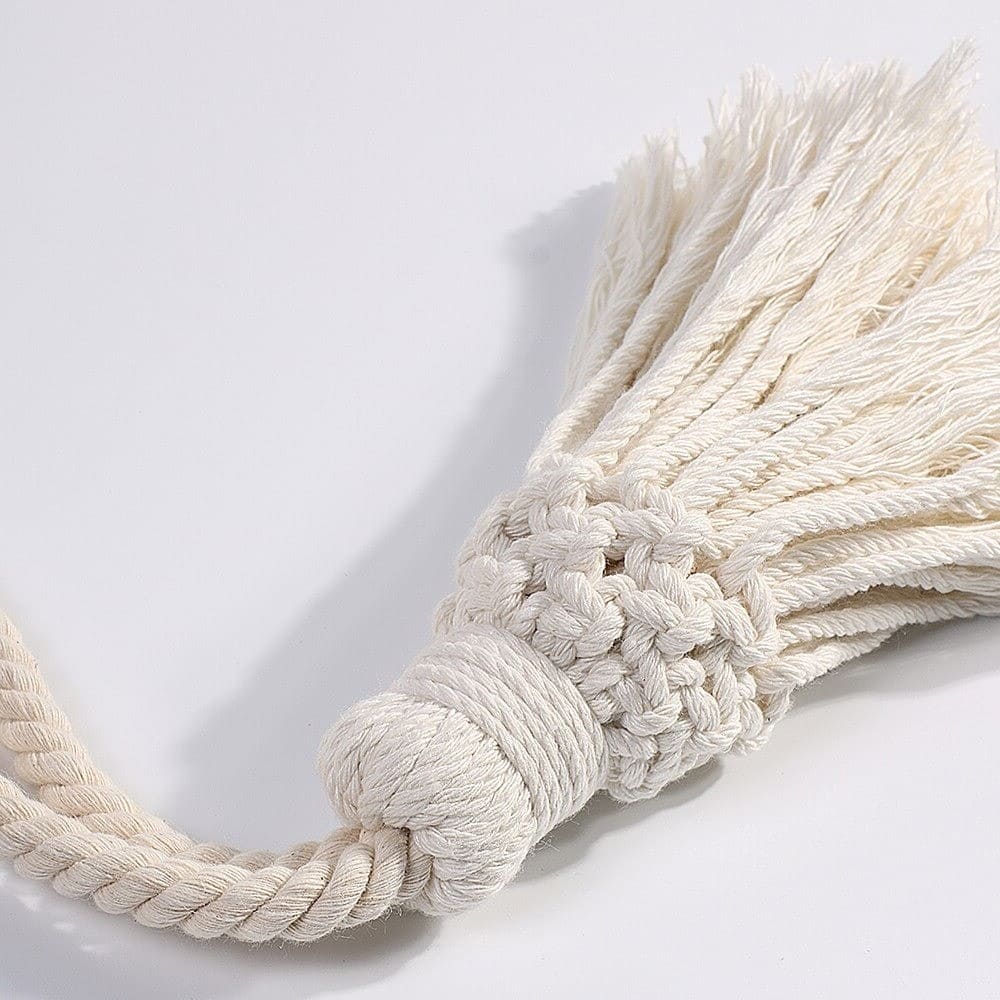 Embrasse Rideau Embrasse de Rideau Bohème en Macramé Élégant