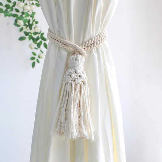 Embrasse Rideau Embrasse de Rideau Bohème en Macramé Élégant