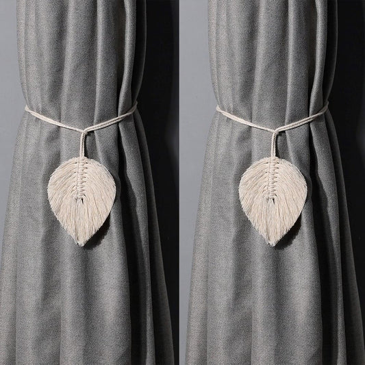 Embrasse Rideau Embrasse Plume Macramé Élégance