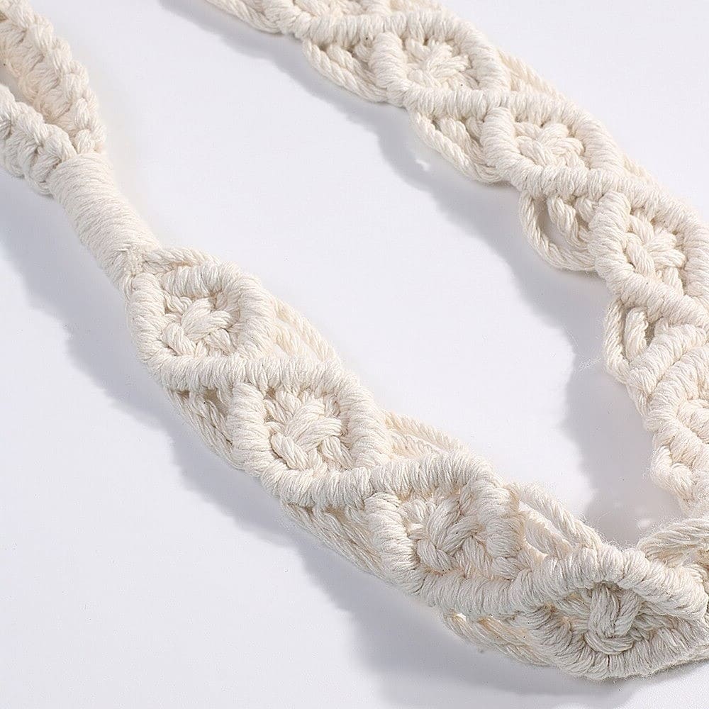 Embrasse Rideau Rideau en Coton Macramé Embrasse Chic