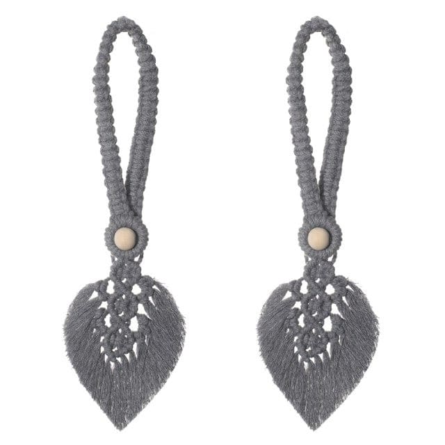 Embrasse Rideau Rideau Feuille Macramé : Élevez Votre Espace