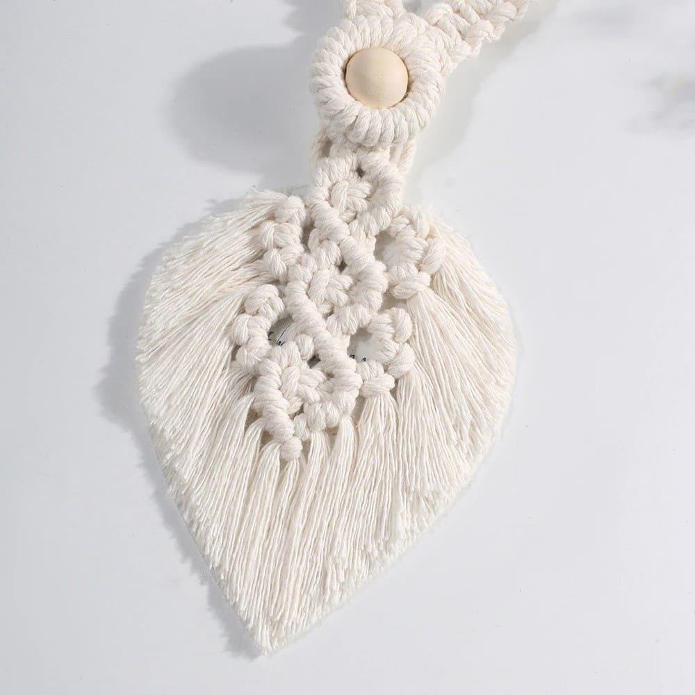 Embrasse Rideau Rideau Feuille Macramé : Élevez Votre Espace