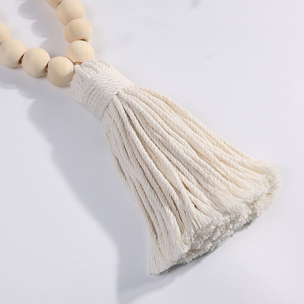 Embrasse Rideau Rideau Perlé Macramé Éclatant