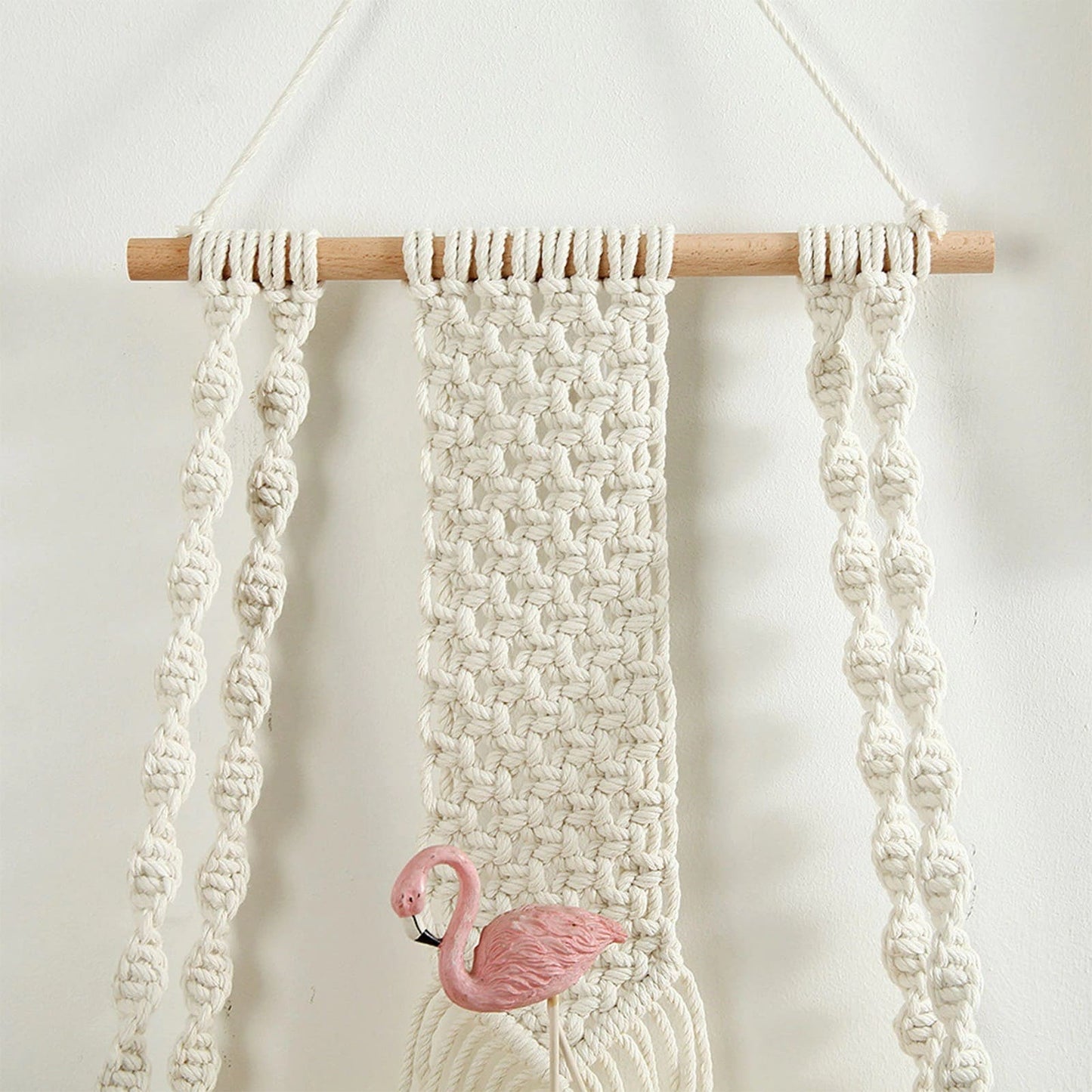 Étagère macramé Étagère Macramé Chic avec Frange