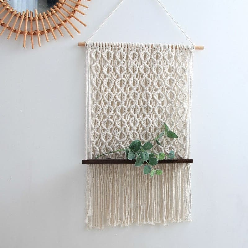 Étagère macramé Étagères en Macramé Élégantes