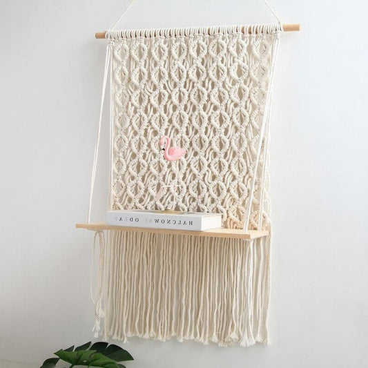 Étagère macramé Étagères en Macramé Élégantes