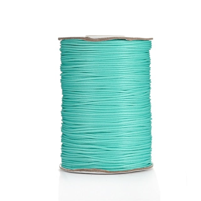 Fil Macramé Fil ciré Linhasita bleu 1mm - 20m de créativité