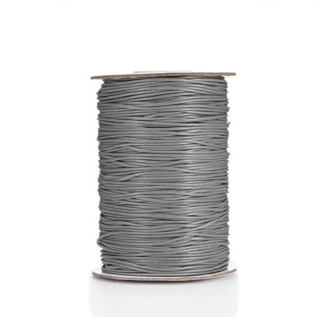 Fil Macramé Fil ciré Linhasita Gris 1mm - Édition Spéciale 20m