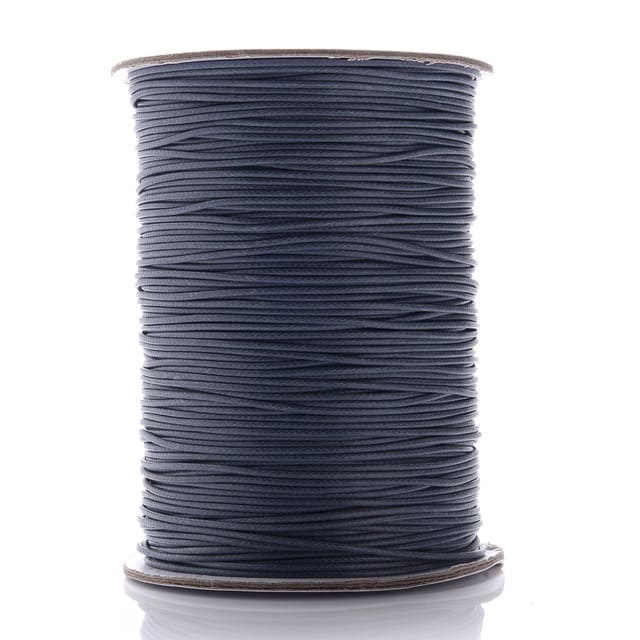 Fil Macramé Fil ciré Linhasita gris 2mm - La qualité sur 20m