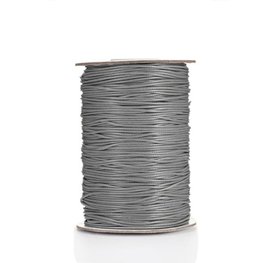 Fil Macramé Fil ciré Linhasita gris 2mm - La qualité sur 20m