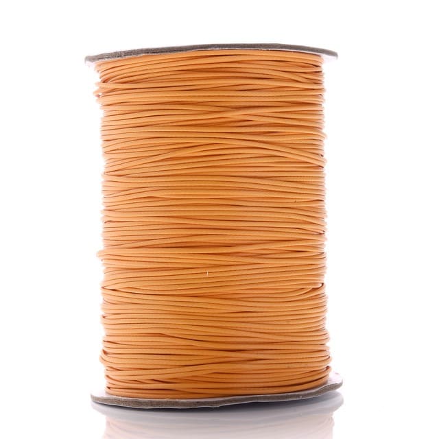 Fil Macramé Fil ciré Linhasita Orange 1mm - 20m de qualité supérieure