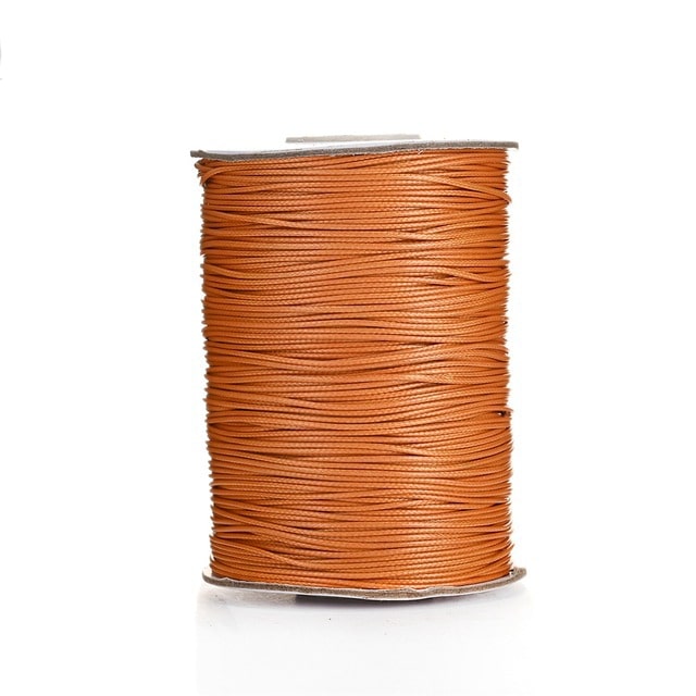 Fil Macramé Fil ciré Linhasita Orange Éclatant 2mm - 20m