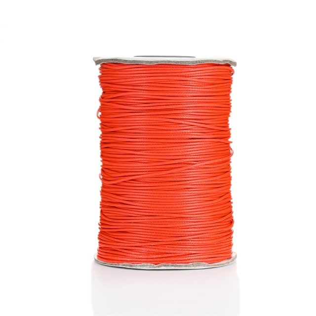 Fil Macramé Fil ciré Linhasita Rouge 2mm - Bobine de 20m
