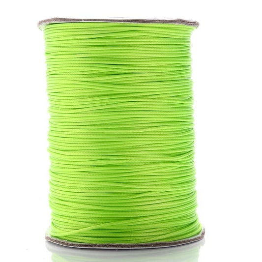 Fil Macramé Fil ciré Linhasita Vert 1mm - Bobine de 20m
