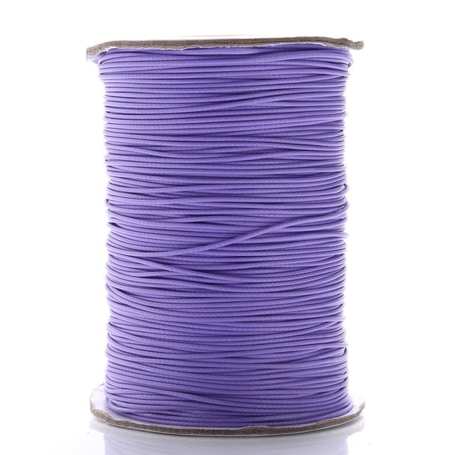 Fil Macramé Fil ciré Linhasita Violet 2mm - 20m de Style
