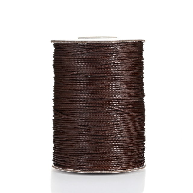 Fil Macramé Fil Ciré Premium Linhasita Marron 2mm - 20m