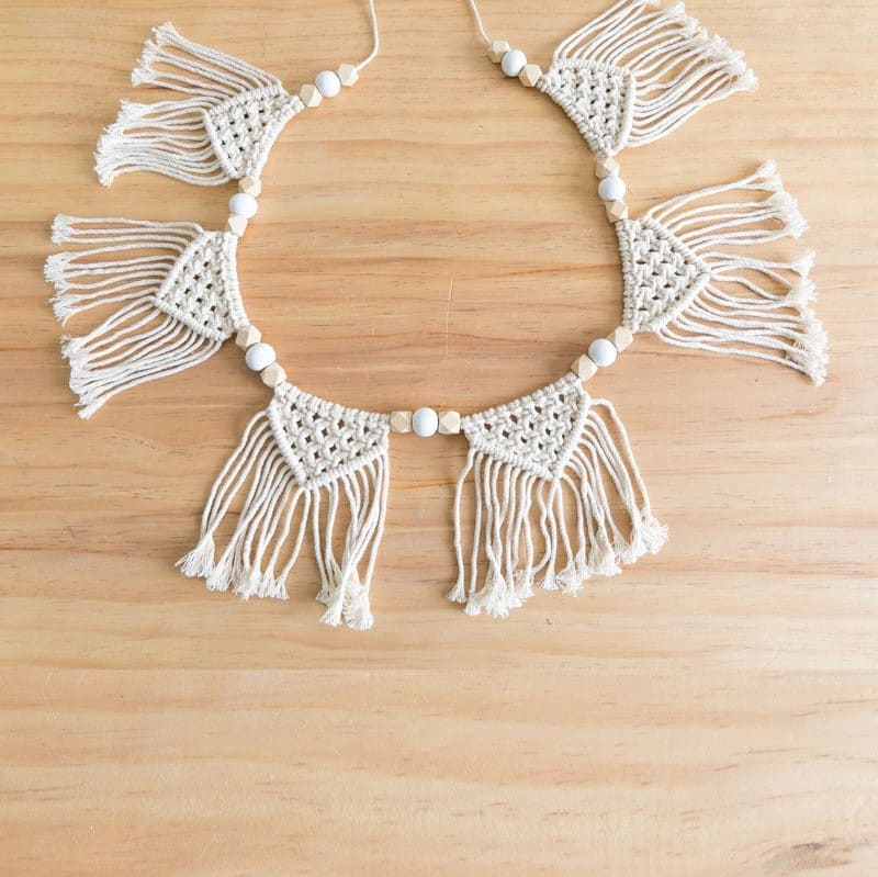 Guirlande Macramé Guirlande Bohème Macramé Éclatante