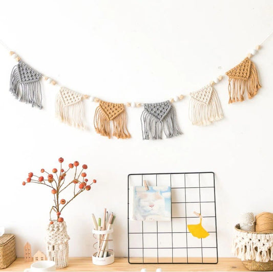 Guirlande Macramé Guirlande Bohème Macramé Éclatante
