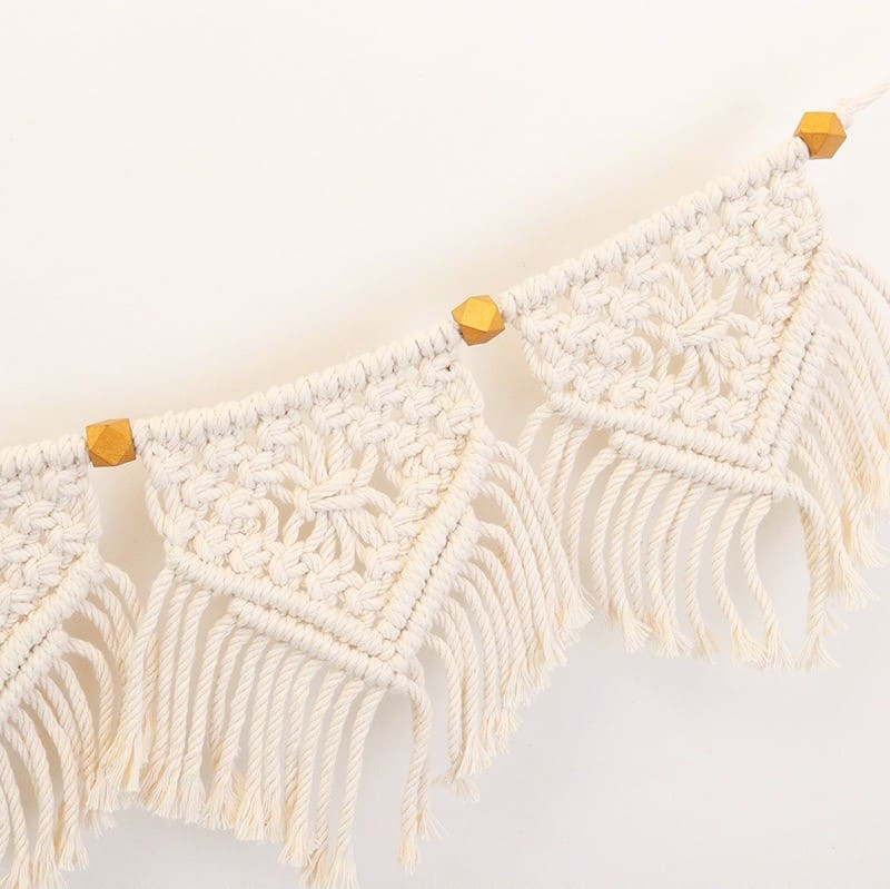 Guirlande Macramé Guirlande en Macramé Artisanale