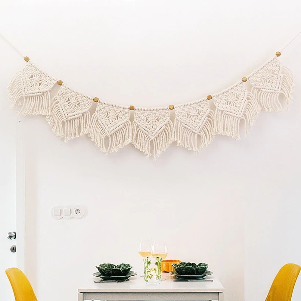 Guirlande Macramé Guirlande en Macramé Artisanale