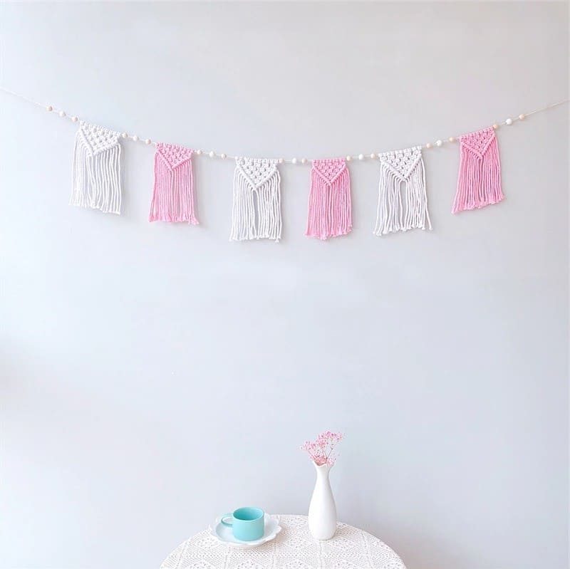 Guirlande Macramé Guirlande Macramé Élégante