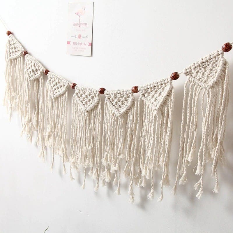 Guirlande Macramé Guirlande Murale en Macramé Chic