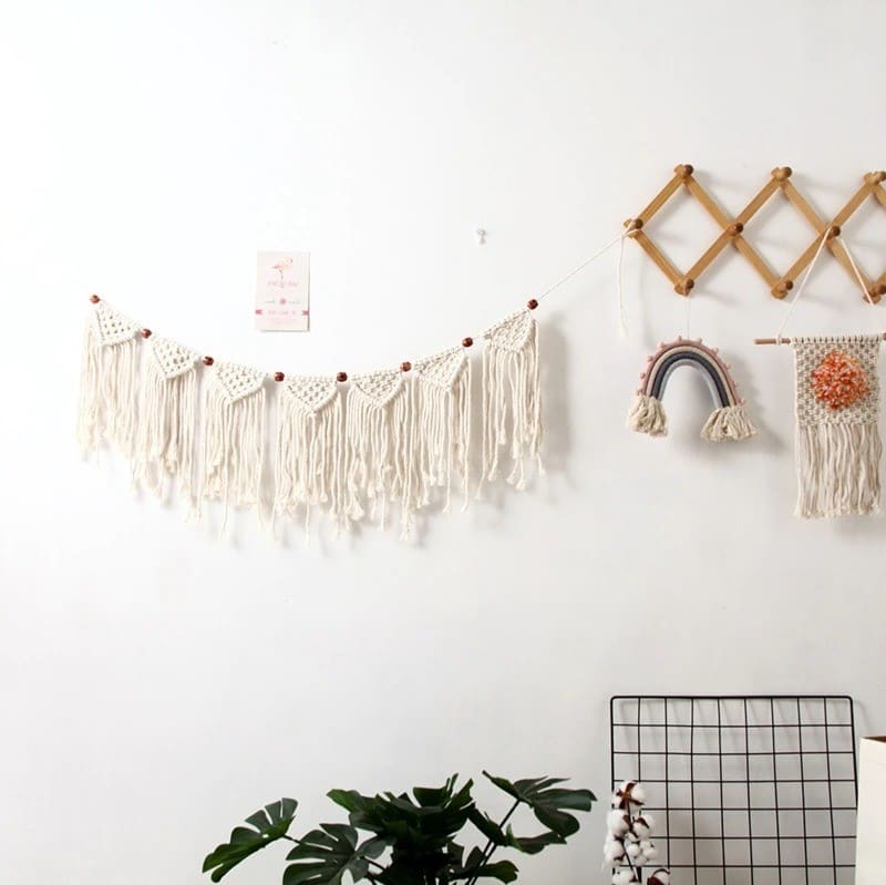 Guirlande Macramé Guirlande Murale en Macramé Chic