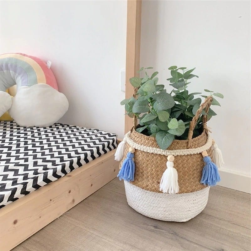 Guirlande Macramé Guirlande Pompon en Macramé Chic