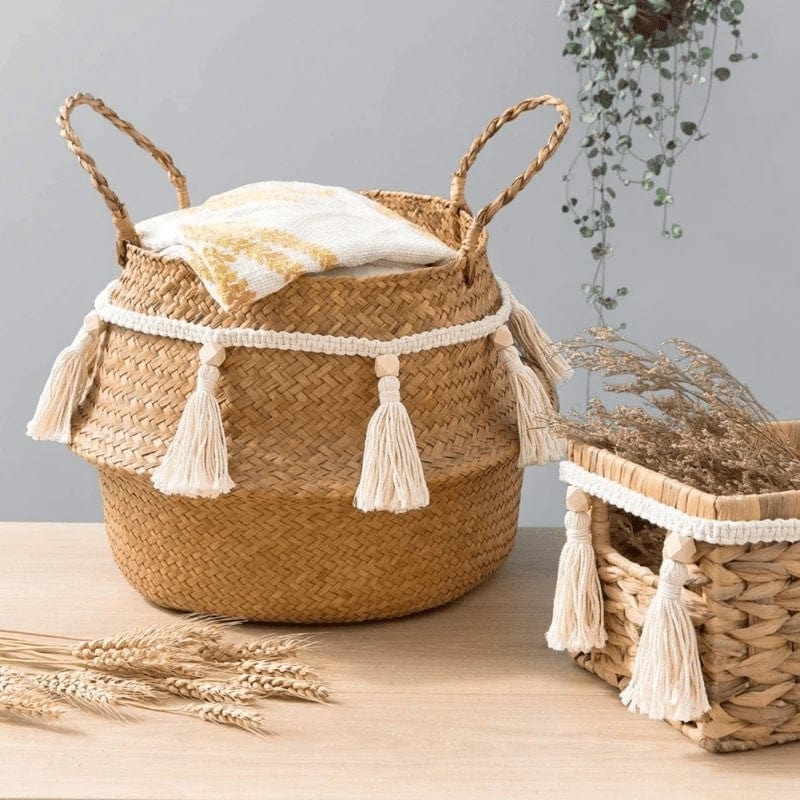 Guirlande Macramé Guirlande Pompon en Macramé Chic