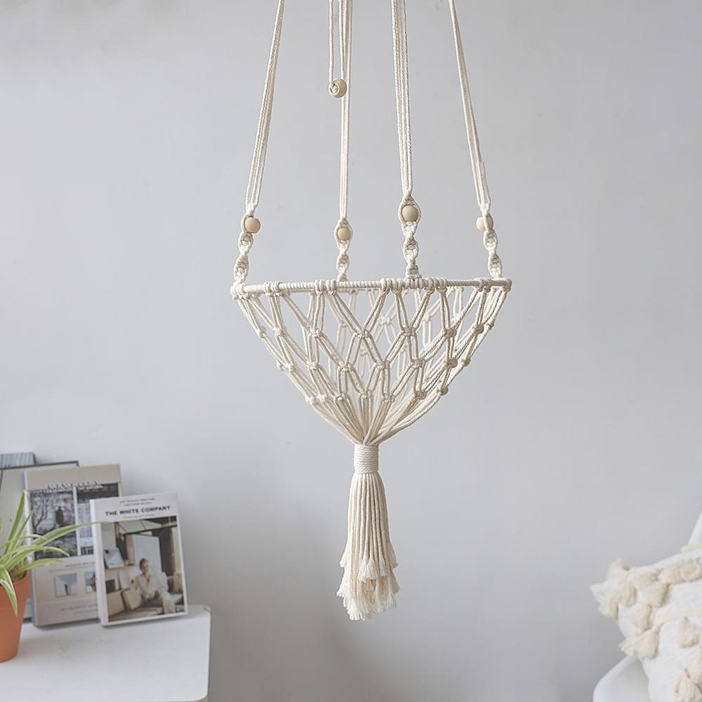 Hamac Macramé Hamac en Macramé pour chats : le confort stylé !