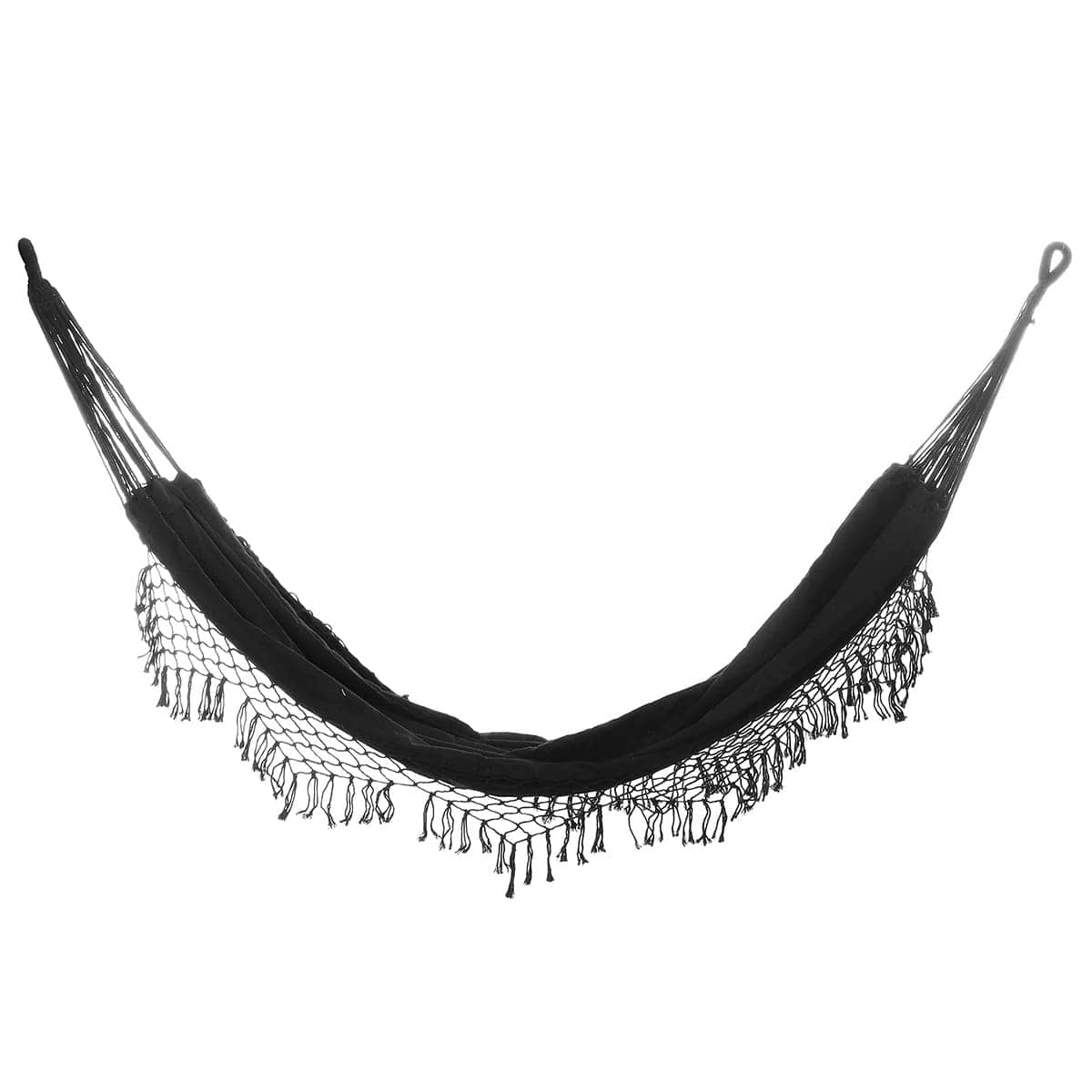Hamac Macramé Hamac Macramé Noir Élégance