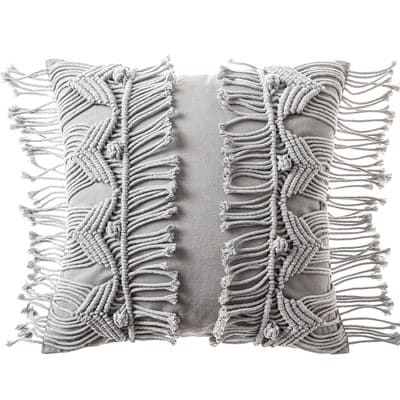 Housse de Coussin Coussin Macramé Chic Bohème de Maison Macramé
