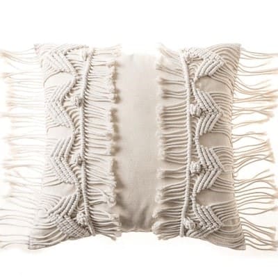 Housse de Coussin Coussin Macramé Chic Bohème de Maison Macramé