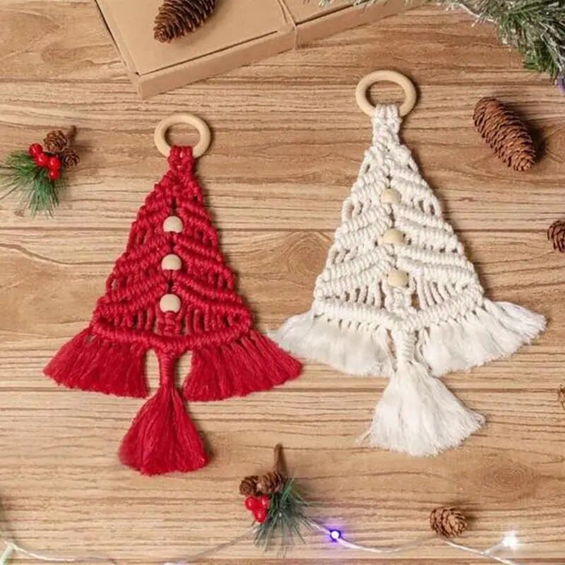 Kit Macramé Kit DIY Macramé Festif de Noël
