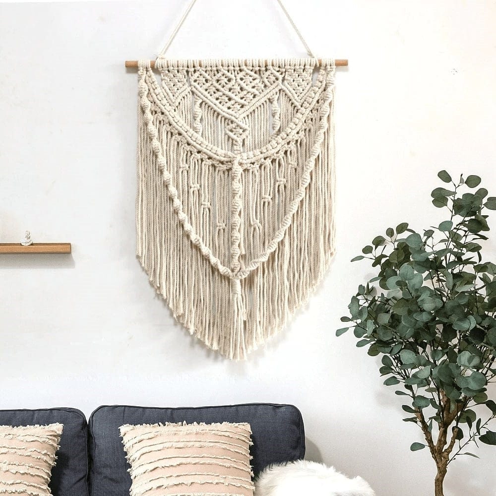 Macramé Mural Déco Murale Macramé Nordic Chic
