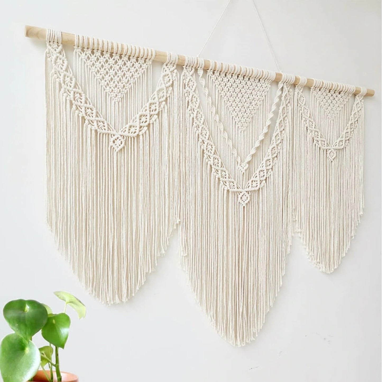 Macramé Mural Grand Macramé Mural Artisanal