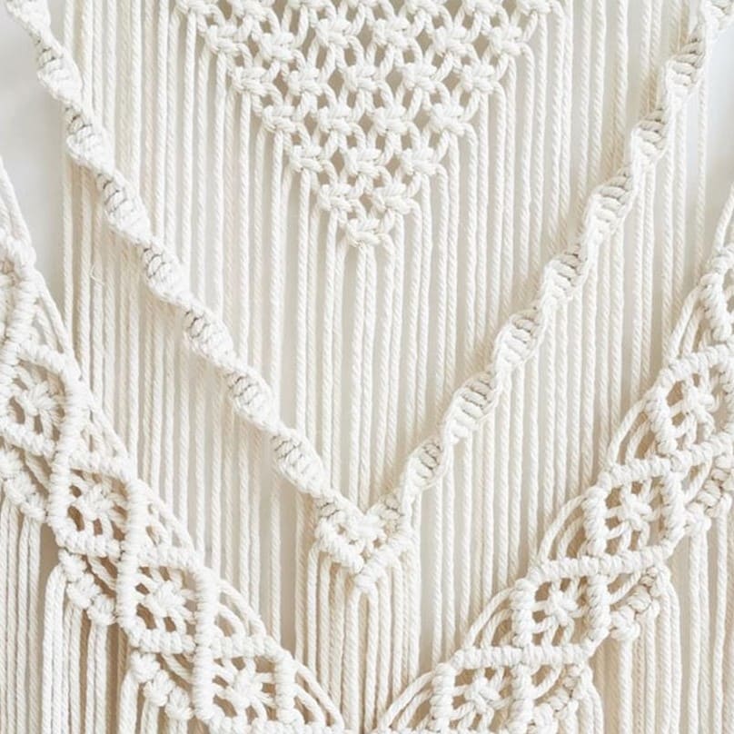 Macramé Mural Grand Macramé Mural Artisanal